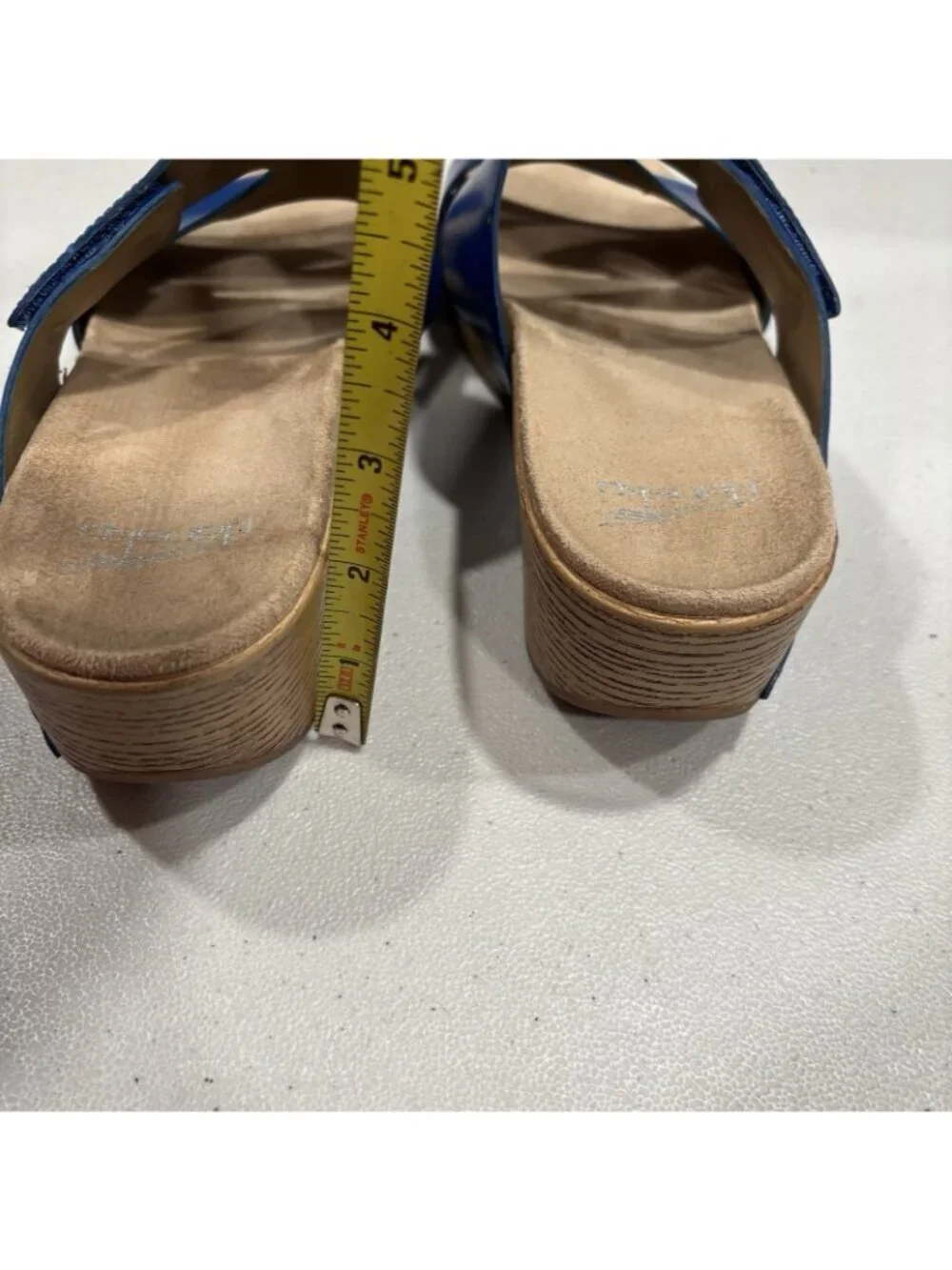 Dansko Lacee Slip On Wedge Sandals Leather Upper Size 39
